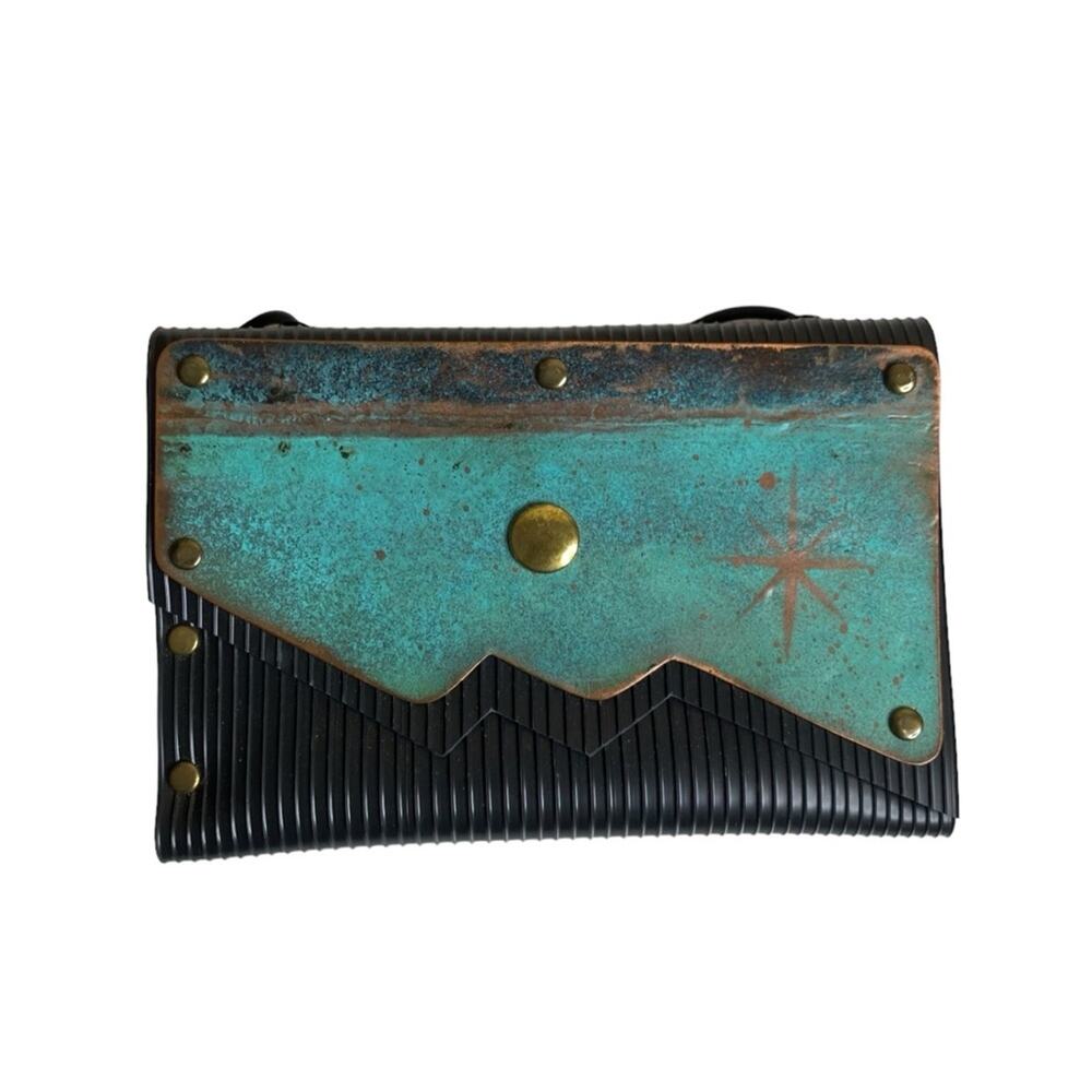 Southwestern Boho Starry Night Envelope Clutch Crossbody Purse